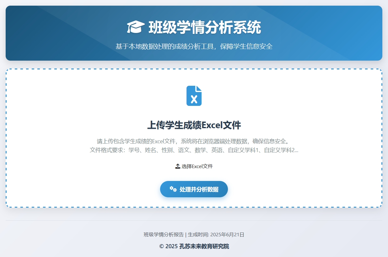 班级学情分析系统